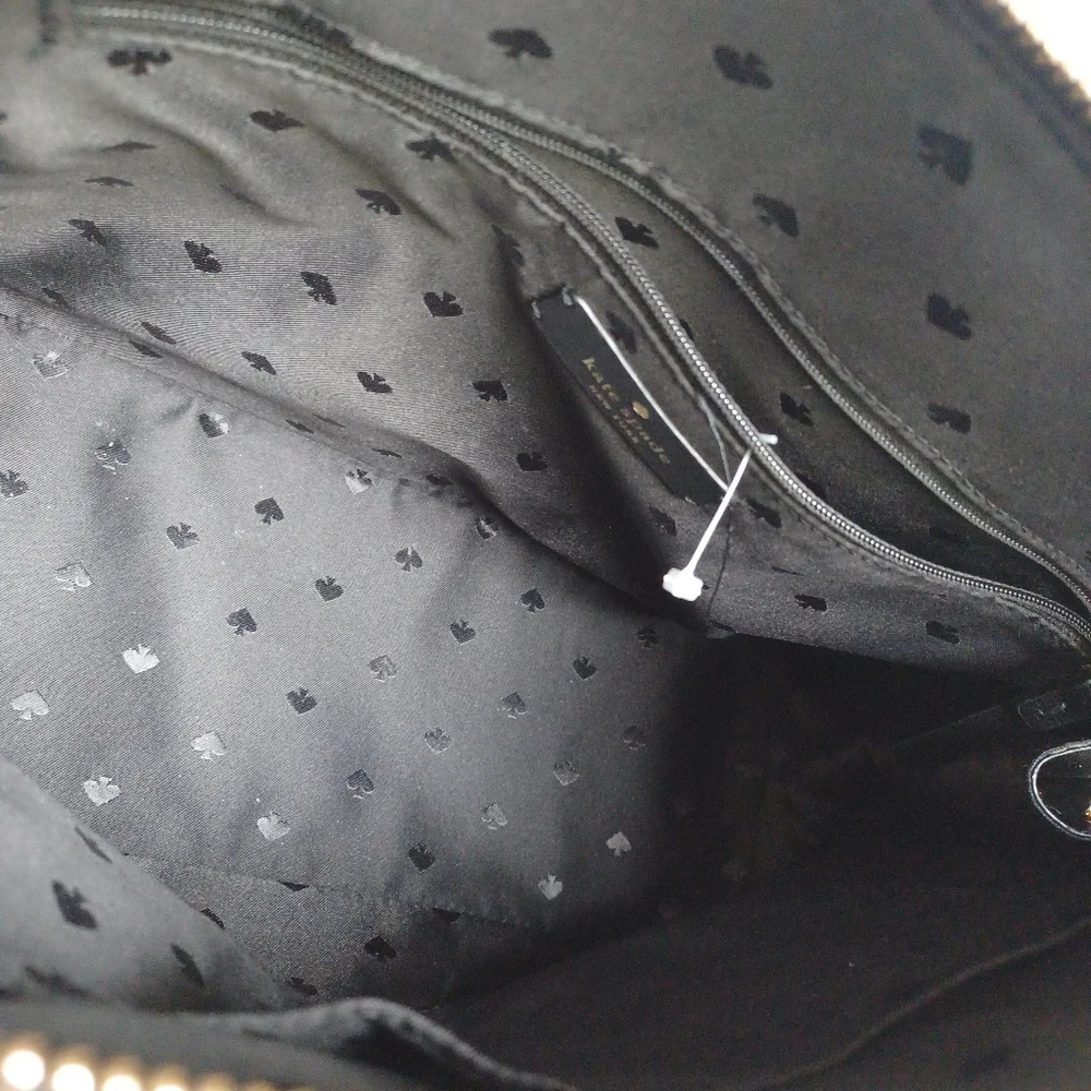 Kate Spade New York Black Patterson Drive Medium Dome Satchel - Picture 6 of 12